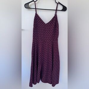 Gap Purple Patterned Dress